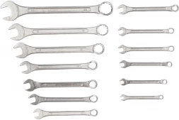 Ключи гаечные Biber 90653 комбинированные 6-22 мм 12 шт.