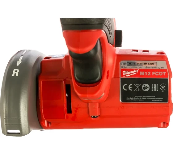 Отрезная машина аккумуляторная Milwaukee M12 FCOT-422X FUEL