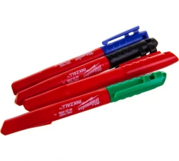 Набор маркеров (синий/красный/зеленый/черный) Milwaukee INKZALL