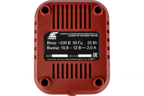 Устройство зарядное Elitech ЗУ 1012 (E0911.004.00)