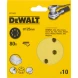 Круги шлифовальные DEWALT DT3103, 125 мм, 8 отверстий, 80G, 10 шт.