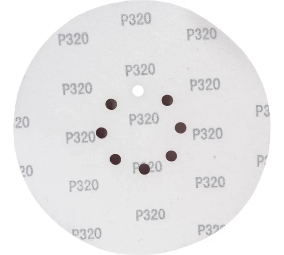 Круг шлифовальный 225 мм, Р320, 5 шт ELITECH 1820.126800
