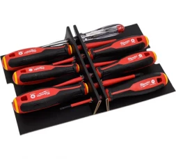 Набор трехгранных отверток Milwaukee VDE SL/PZ/PH + тестер напряжения - 7 ед. 