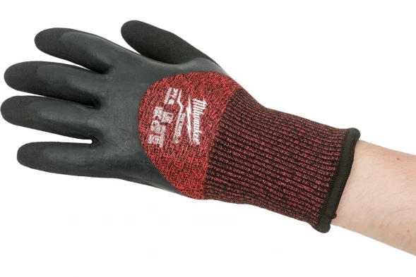 Перчатки Milwaukee с уровнем сопротивления порезам 3, зимние, размер S/7 