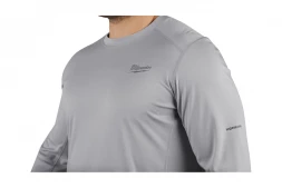 Лонгслив с длинными рукавами Milwaukee WWLSG-XXL серая