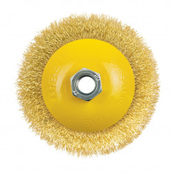 Щетка-крацовка Biber 70973 дисковая 115 мм, М14 для УШМ