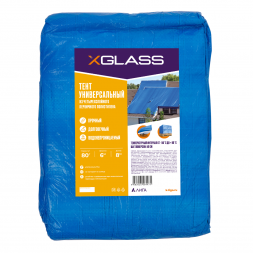 Тент полиэтиленовый Xglass 80, 6х10 м, 80 гр/м2 