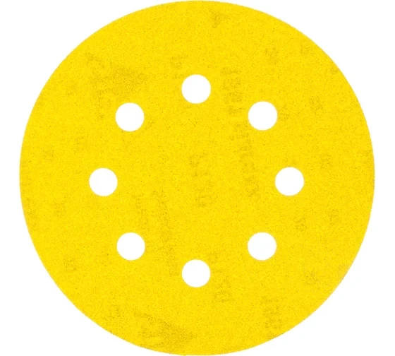 Круги шлифовальные DEWALT DT3115, 125 мм, 8 отверстий, 120G, 25 шт.