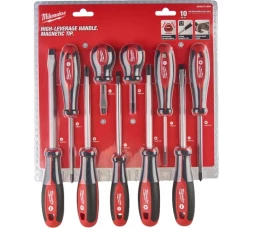 Набор магнитных отверток Milwaukee трехгранная рукоятка, 10 шт 