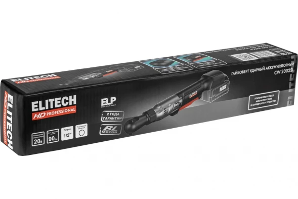 Гайковёрт угловой аккумуляторный Elitech HD CW 2002SL (E2201.057.00) 