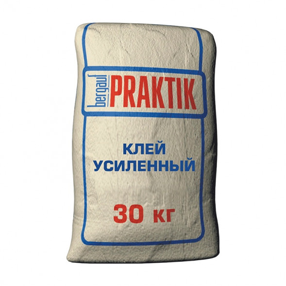 Клей для плитки Bergauf Практик, усиленный, (30 кг)