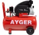 Компрессор поршневой масляный AYGER AFL50/260, 260 л/мин, 8 бар, 1.5 кВт, 50 л 