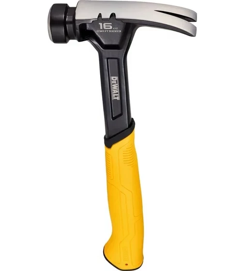 Молоток с прямым заострённым гвоздодёром DEWALT DWHT51003-0, 454 г. 