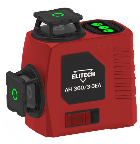 Нивелир лазерный Elitech ЛН 360-3-ЗЕЛ 