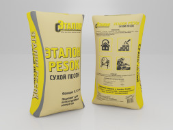 Сухой песок ЭТАЛОН «PESOK», 25 кг