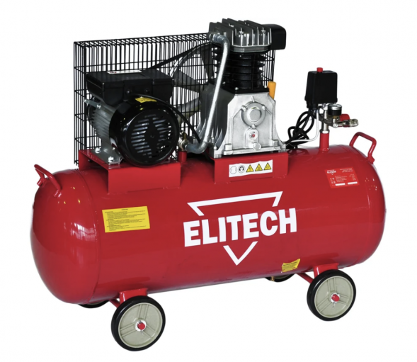 Компрессор ременной масляный Elitech КПР 100/450/2.2 (E0504.002.00)