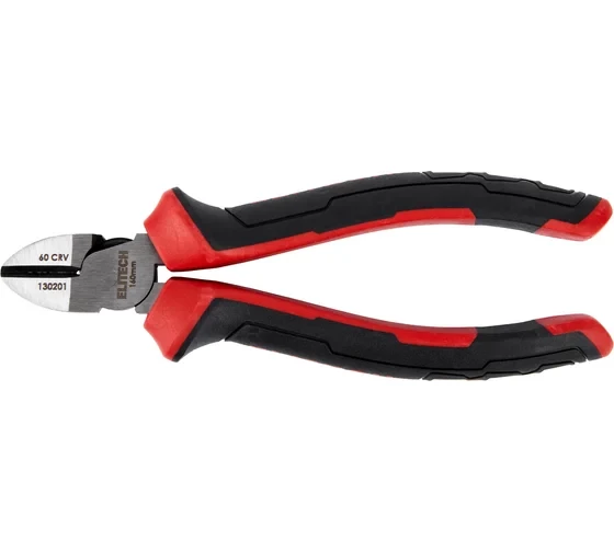 Комбинированные бокорезы Elitech 160 мм, CrV, 56-62HRC 130201 