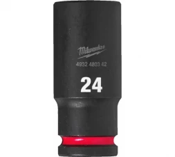 Головка ударная удлиненная Milwaukee ShW 24 мм, 1/2&amp;quot; 