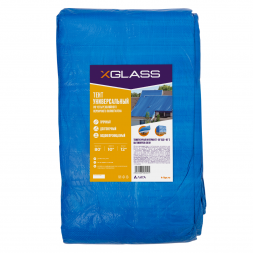 Тент полиэтиленовый Xglass 80, 10х10 м, 80 гр/м2