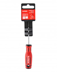 Отвертка SL3x75 мм Elitech 211101