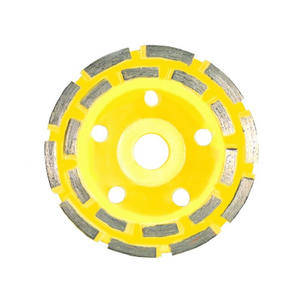 Чашка алмазная двухрядная Biber 70711 125 мм