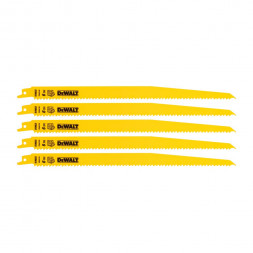 Пилки для ножовок DEWALT DT2350 (305 мм; 3.6-5.1 мм; BIM), 5 шт. (DT2350-QZ)