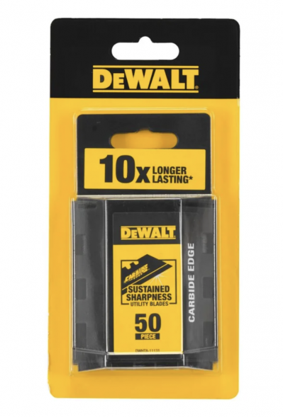 Лезвие для ножа Dewalt DWHT8-11131 трапециевидное, 63x20 мм, 50 шт. 