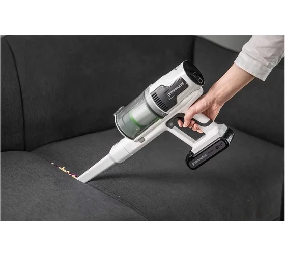 Пылесос беспроводной вертикальный аккумуляторный Greenworks 24В G24SVK4D с АКБ 4АЧ и ЗУ