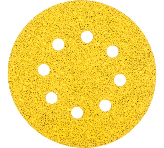 Круги шлифовальные DEWALT DT3113, 125 мм, 8 отверстий, 80G, 25 шт.