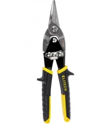 Ножницы по металлу Elitech прямые, 254 мм, CrMo,HRC 56-60 140101