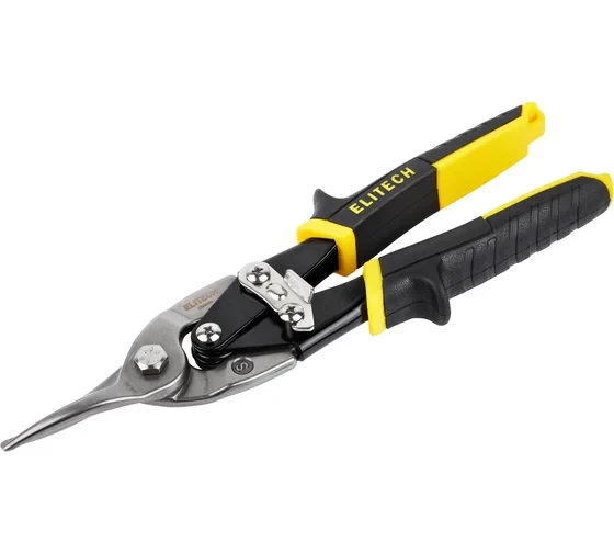 Ножницы по металлу Elitech прямые, 254 мм, CrMo,HRC 56-60 140101