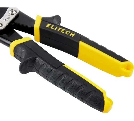Ножницы по металлу Elitech прямые, 254 мм, CrMo,HRC 56-60 140101